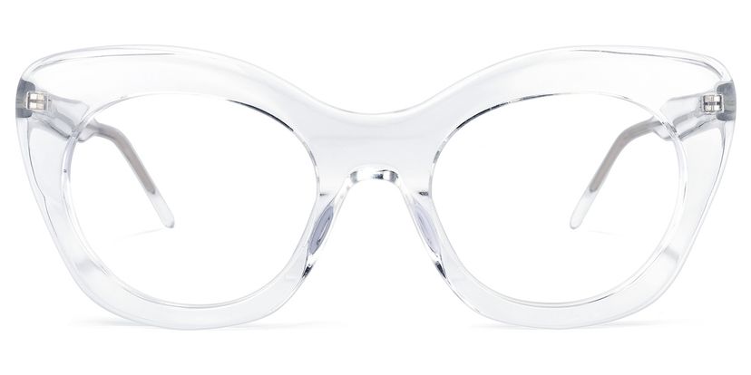 Maria Cat-eye Clear Glasses