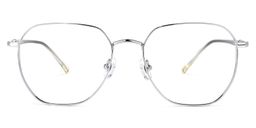 Veronica Geometric Silver Glasses0