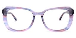 Cordelia Square Purple Glasses0