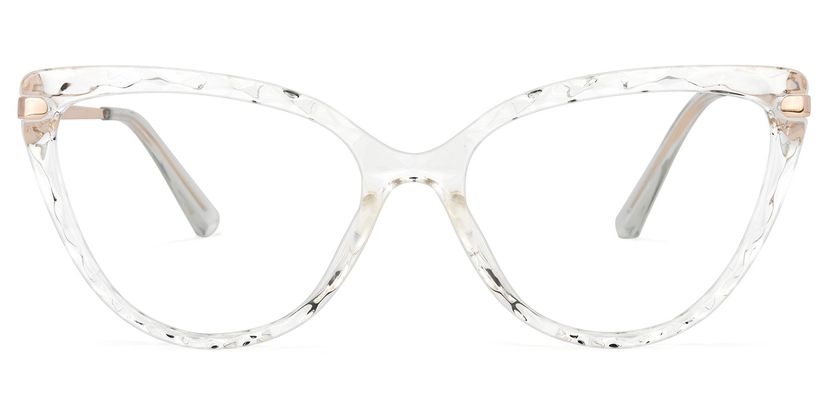 Lucas Cateye Clear Glasses
