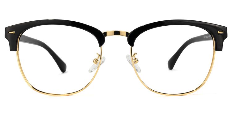 Lasha Browline Black Glasses