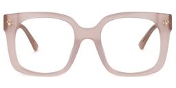 Paisley Square Pink Glasses0