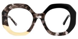 Kinkle Geometric Gray-Tortoise Glasses0