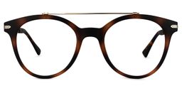 Luisa Round Tortoise Glasses0