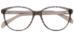 Demi Cateye Brown Glasses1