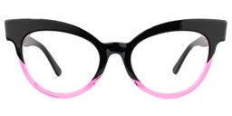 Ivelisse Cateye Black-Pink Glasses0