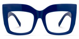 Alberta Cat Eye Blue Glasses0