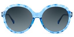 Lila Round Light-Blue Glasses11