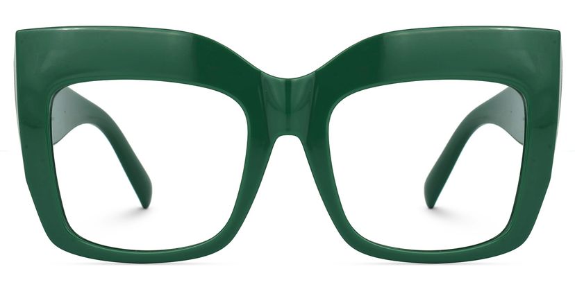 Alberta Cat Eye Green Glasses