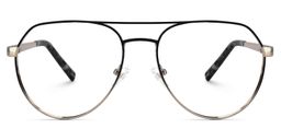 Figueroa Geometric Black-Silver Glasses0