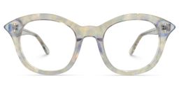 Carlock Square White Glasses0