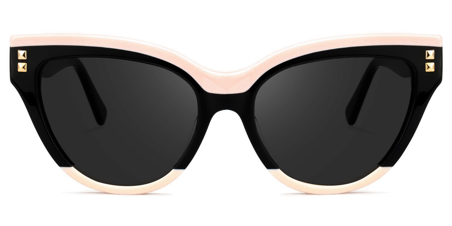 Cascata Cat Eye Style Black Frame Sunglasses | ZEELOOL0