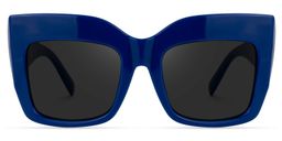Alberta Blue Square Sunglasses0