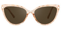 Lucas Cateye Beige Glasses8