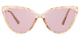 Lucas Cateye Beige Glasses9