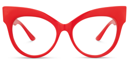 Savi Cateye Red Glasses0