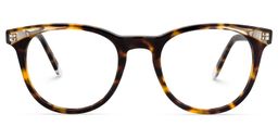 Duran Round Yellow-Tortoise Glasses0