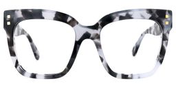 Minguela Gray-Tortoise Square Glasses0