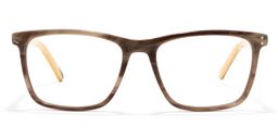 Elisha Square Light-Brown Glasses0