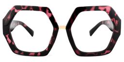 Mohammed Geometric Pink-Tortoise Glasses0