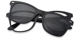 Chantal Cilp-on Black Glasses2