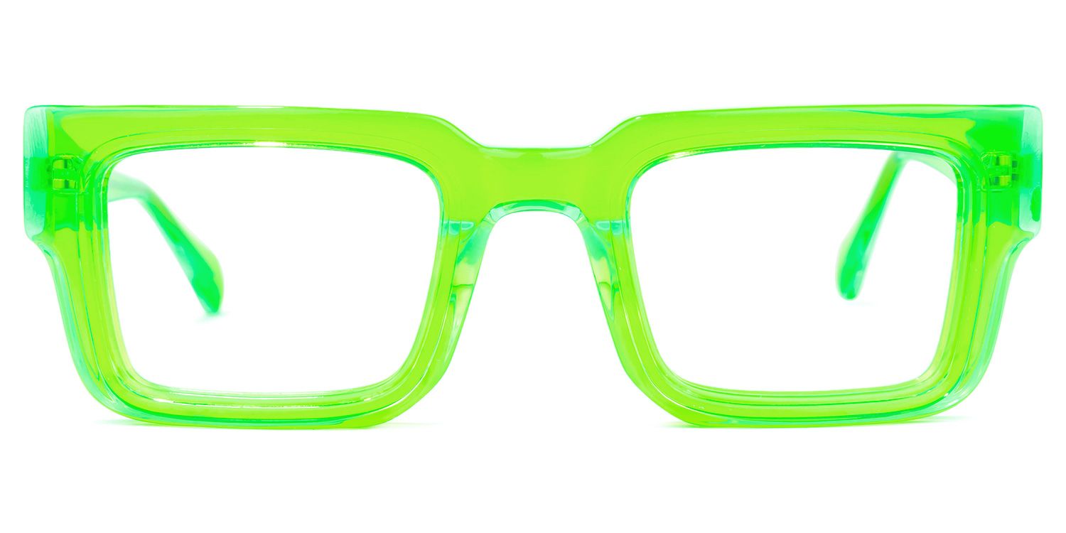 Glaucia Square Green Glasses | Zeelool Glasses0