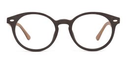 Ernst Round Dark-Brown Glasses0