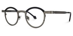 Castro Round Gray Glasses1