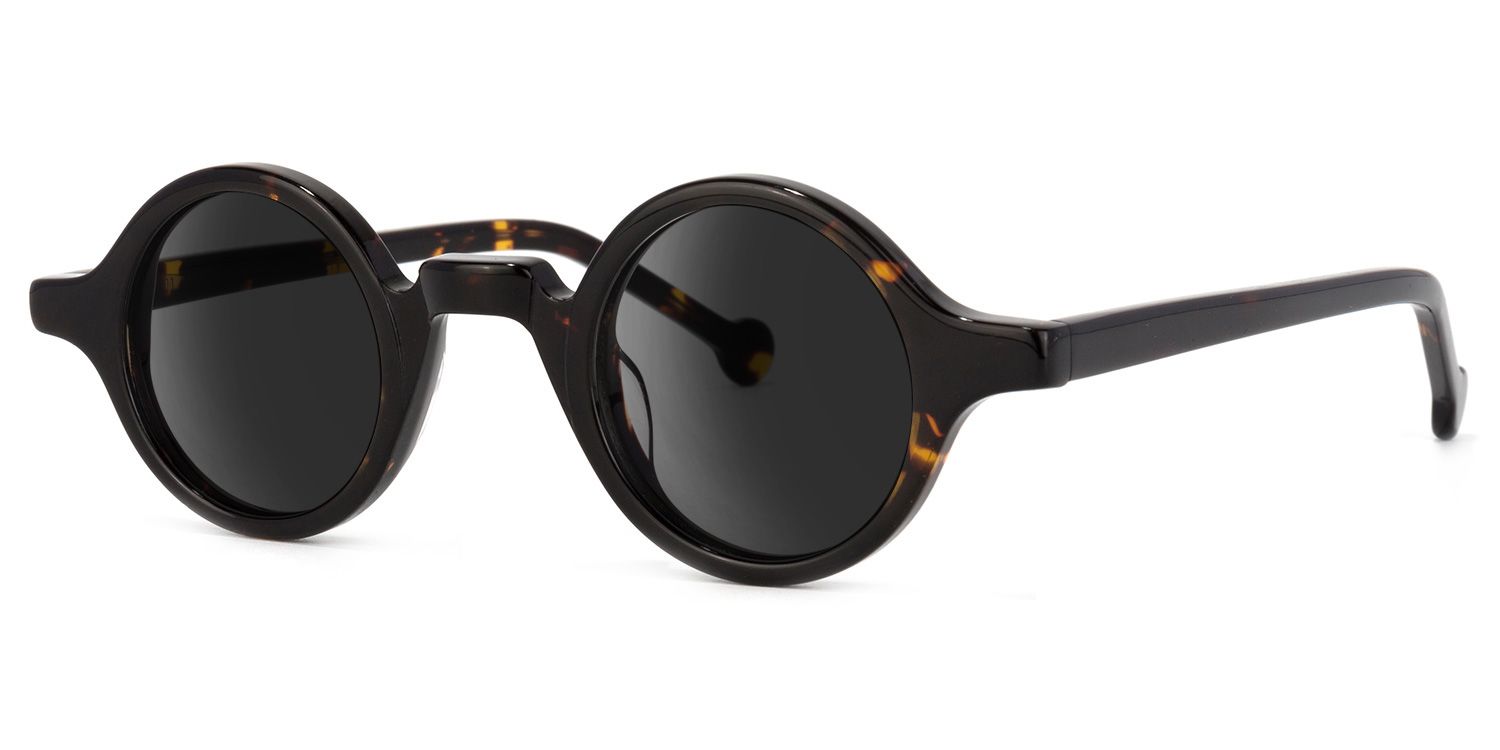 Arale Round Tortoise Frame Sunglasses Online Sale | ZEELOOL1
