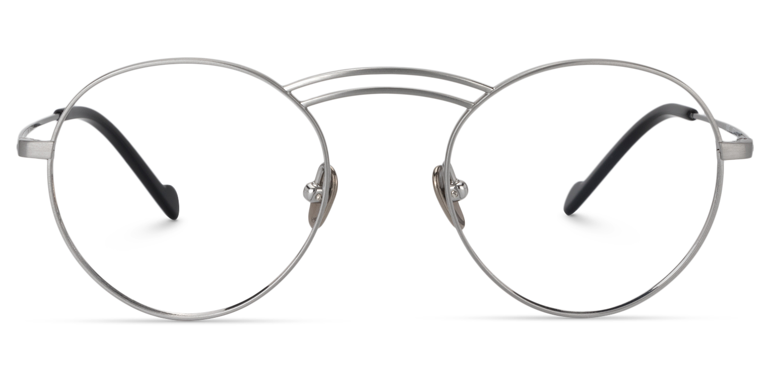 Round Silver Glasses | Zeelool Glasses0