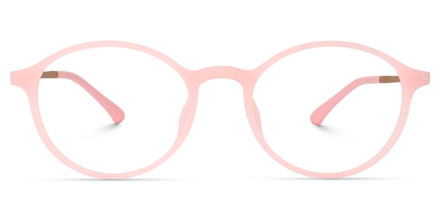 Round Pink Glasses | Zeelool Glasses0