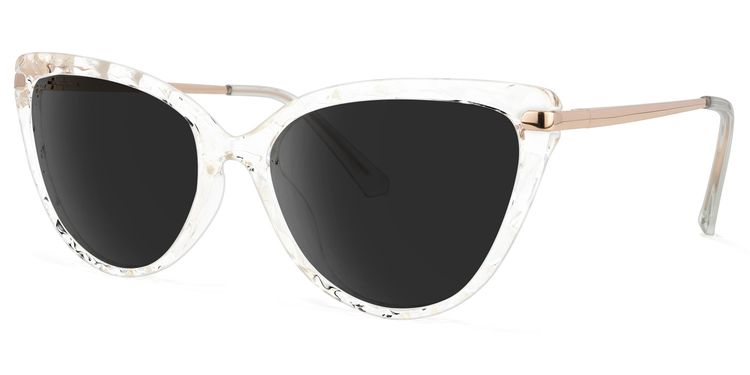 Lucas Clear Cat eye Sunglasses