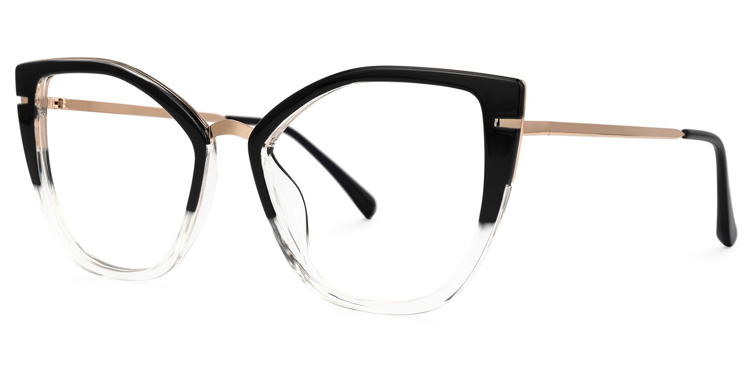 Tabrieah Cateye Black Frame Glasses | Zeelool Optical1