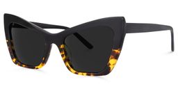 Driscoll Yellow-Tortoise Cat eye Sunglasses1