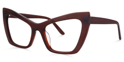 Driscoll Cateye Dark-Red Glasses1