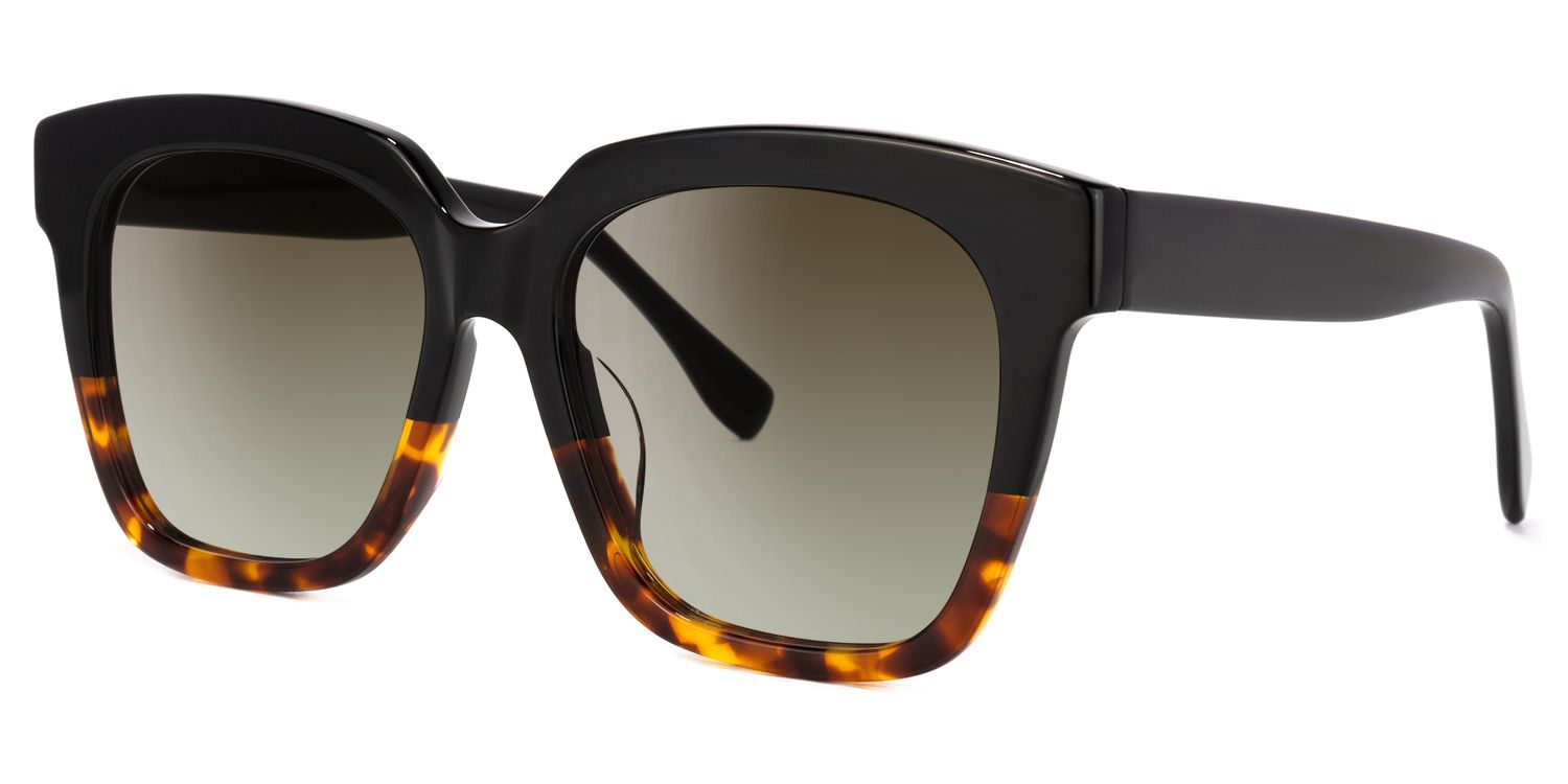 Xion Square Tortoise Sunglasses for Women & Men | ZEELOOL1