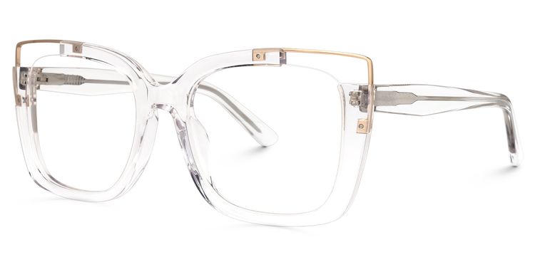 Dortch Clear Square Glasses
