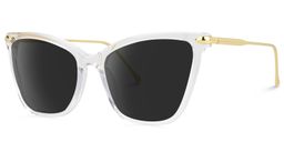 Hilary Clear Butterfly Sunglasses1