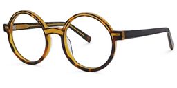 Chantel Tortoise Round Glasses1