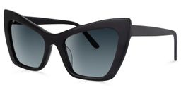 Driscoll Black Cat eye Sunglasses1