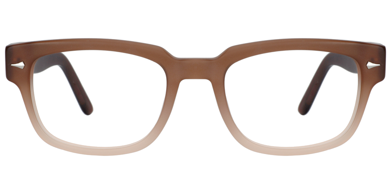 Rectangle Brown Glasses0