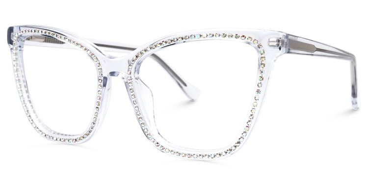 Goswami Clear Butterfly Glasses