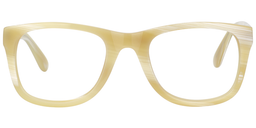 Alexis Rectangle Beige Glasses0