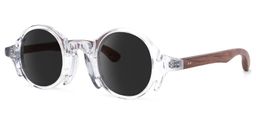 Charlie Clear Round Sunglasses1