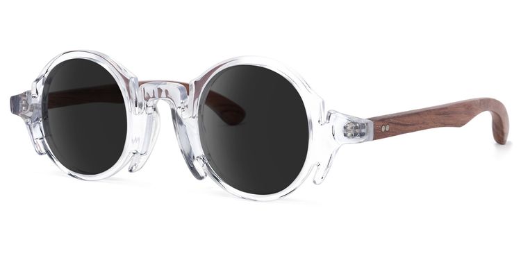 Charlie Clear Round Sunglasses