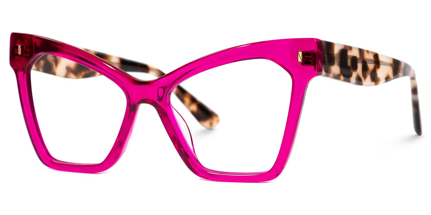 Senica Cat eye Purple Glasses — Modern Acetate Frames | ZEELOOL2