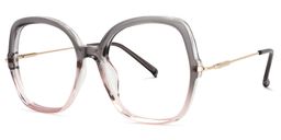 Quinn Square Gray-Pink Glasses1