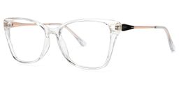 Forest Square Clear Glasses2