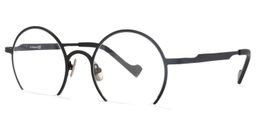 Fernando Round Black Glasses1