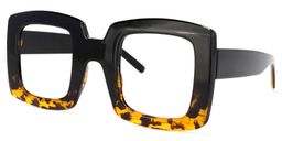 Quincey Square Black Glasses1